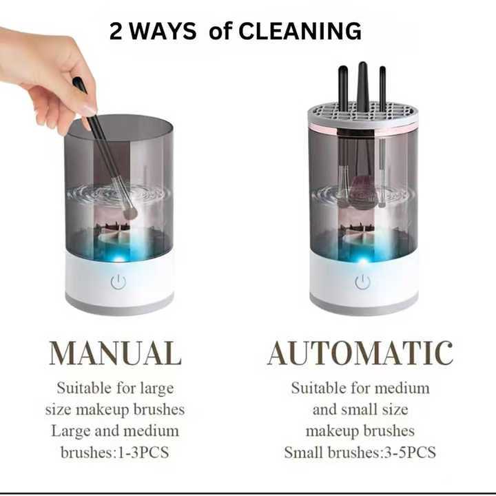 Portable Electric Cosmetic Brush Cleaner