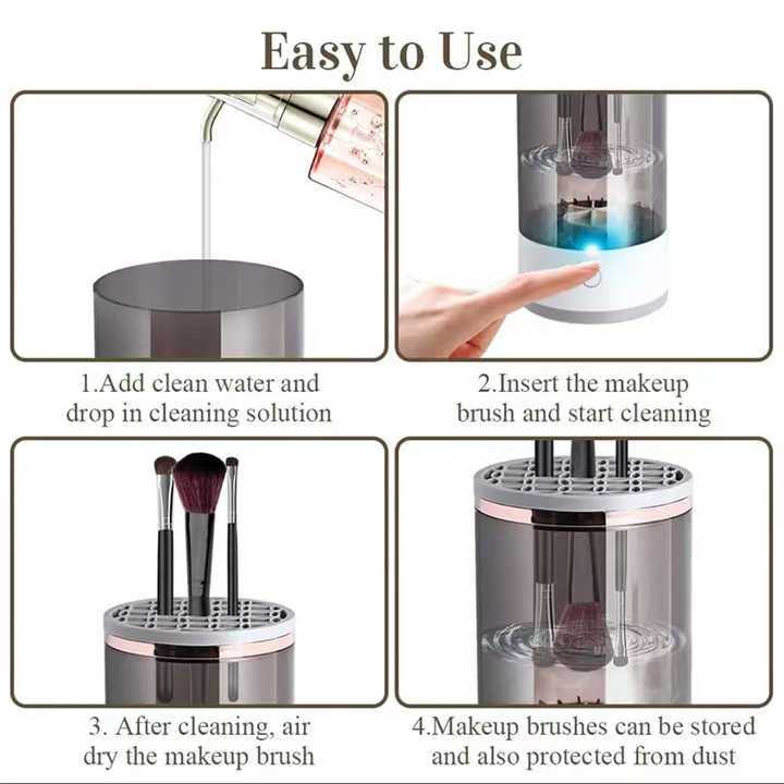 Portable Electric Cosmetic Brush Cleaner