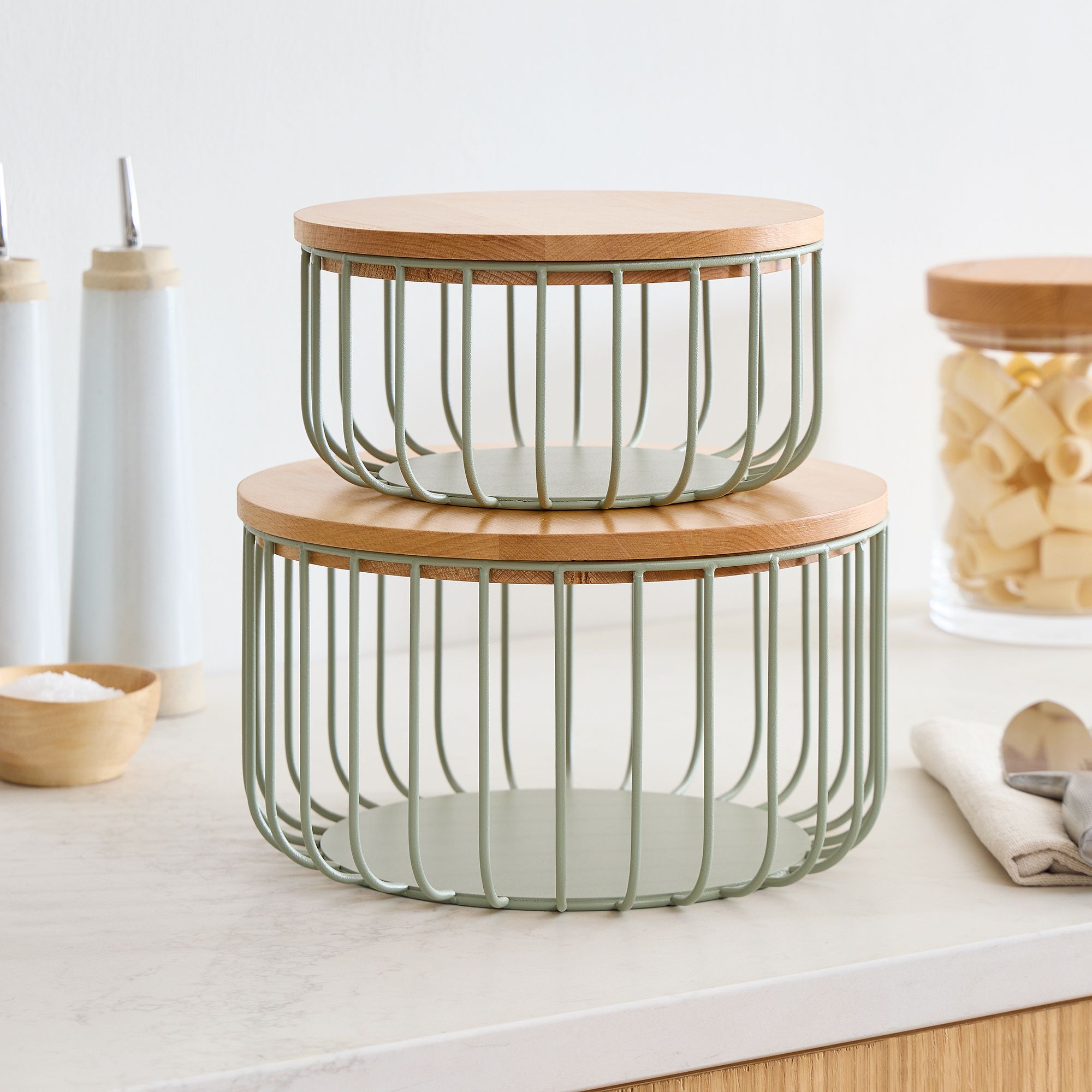 Set of 2 Kitchen Countertop Organizer