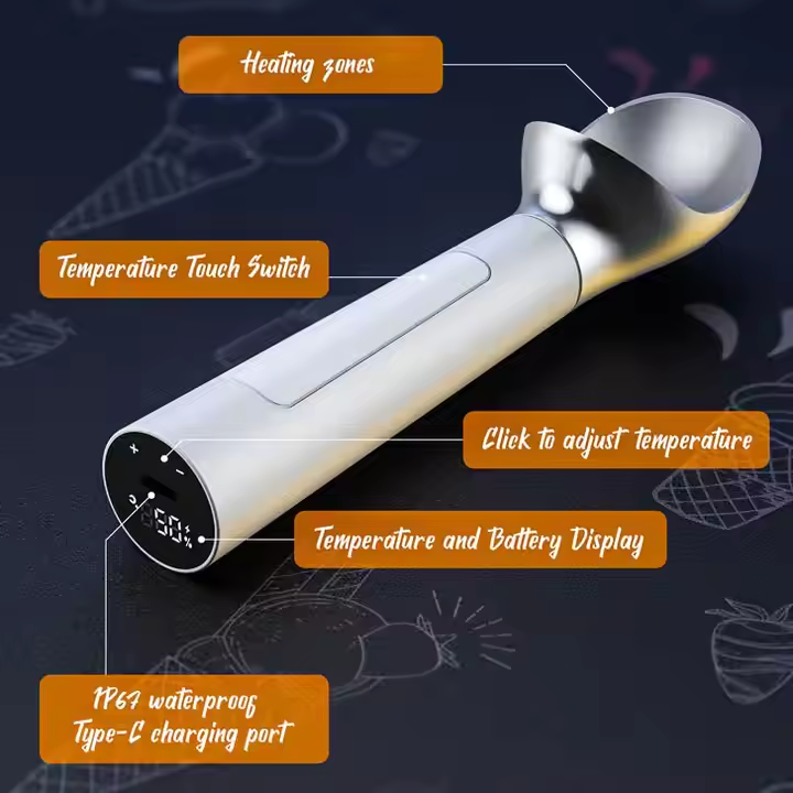 Heated Ice Cream Scoop